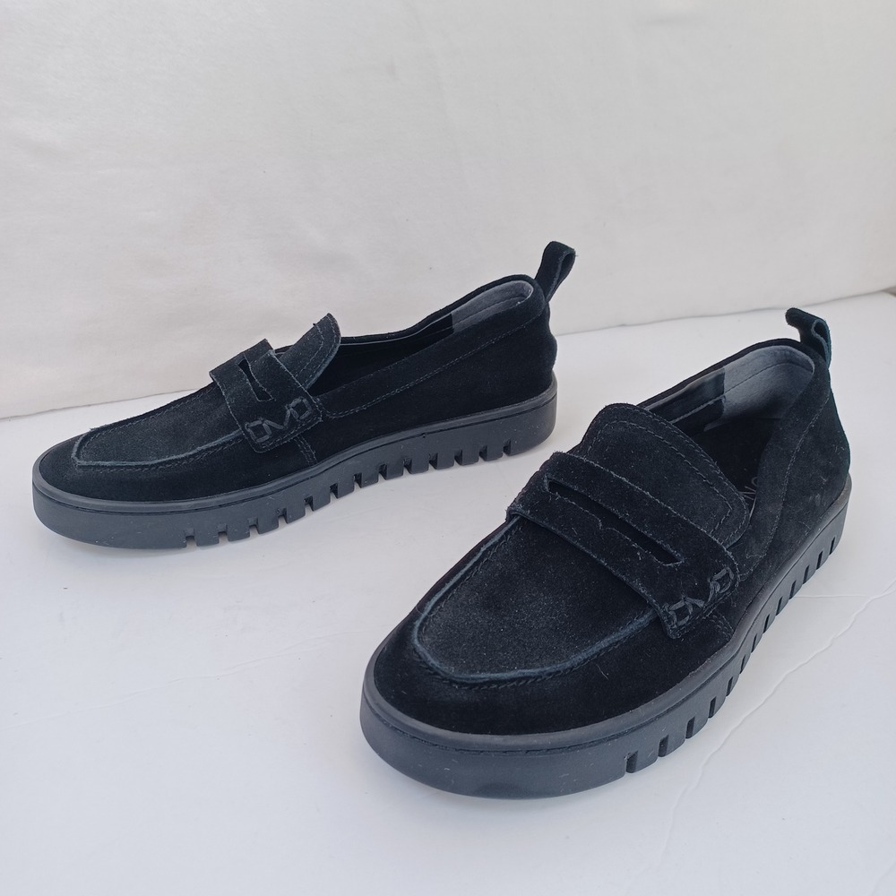 Vionic Uptown Black Suede Loafer Slip On Shoes Women Size 6 - Picture 8 of 14
